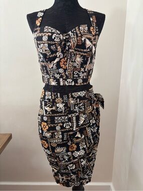 Moana retro two piece set and matching purse